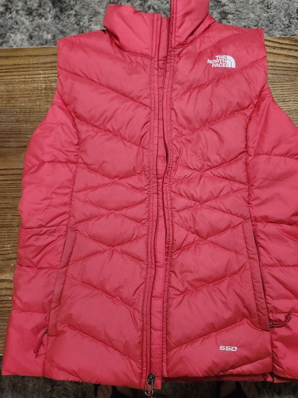 The North Face Bright Red Kids Puffy Vest